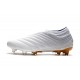 adidas Buty Piłkarskie Copa 19+ FG - Biały Złoto