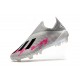 Buty Piłkarskie adidas X 19+ FG Srebro Czarny Różowy