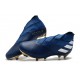 Buty piłkarskie adidas Nemeziz 19+ Fg Niebieski Biały Czarny