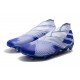 Buty piłkarskie adidas Nemeziz 19+ Fg Biały Niebieski