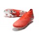 Buty piłkarskie adidas Nemeziz 19+ Fg Czerwony Srebro