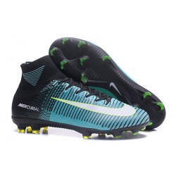 Buty Piłkarskie Nike Mercurial Superfly V FG Niebieski Zielony