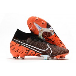 Nike Mercurial Superfly VII Elite SE FG -Czarny Biały Czerwony