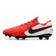 Buty Piłkarskie Nike Tiempo Legend VIII FG -Biały Czerwony