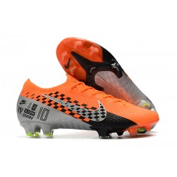 Nike Mercurial Vapor 13 Elite FG Korki Pilkarskie Pomarańczowy Chrom Czarny