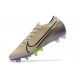 Buty piłkarskie Nike Mercurial Vapor 13 Elite AG-Pro kremowy czarny fioletowy