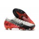 Buty Nike Mercurial Vapor 13 Elite AG-Pro Neymar Platyna Czarny Czerwony