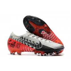 Buty piłkarskie Nike Mercurial Vapor 13 Elite AG-Pro Neymar Platyna Czarny Czerwony