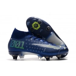 Nike Mercurial Superfly VII Elite SG-PRO AC niebieski fluorescencyjny