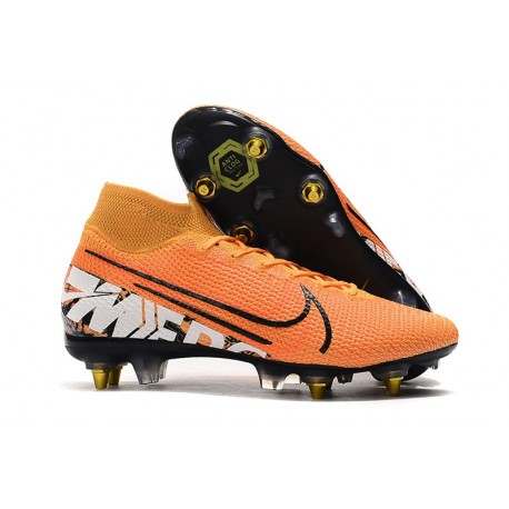 Nike Mercurial Superfly VII Elite SG-PRO AC Pomarańczowy Biały