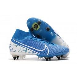 Nike Mercurial Superfly VII Elite SG-PRO AC Niebieski Biały