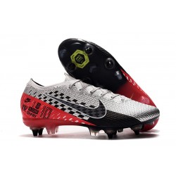 Nike Mercurial Vapor 13 Elite SG-PRO Anti-Clog Neymar Chrom Czarny Czerwony Platyna