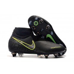 Buty Piłkarskie Nike Phantom VSN Elite DF SG-Pro AC Czarny Fluorescencyjny Żółty