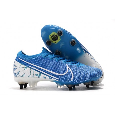 Nike Mercurial Vapor 13 Elite SG-PRO Anti-Clog Niebieski Biały