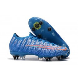 Nike Mercurial Vapor 13 Elite SG-PRO Anti-Clog Niebieski Czerwony