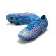 Nike Mercurial Vapor 13 Elite SG-PRO Anti-Clog Niebieski Czerwony