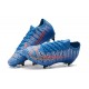 Nike Mercurial Vapor 13 Elite SG-PRO Anti-Clog Niebieski Czerwony