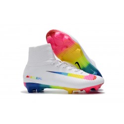 Nike Mercurial Superfly 5 FG Korki Pilkarskie - Biały Kolorowy