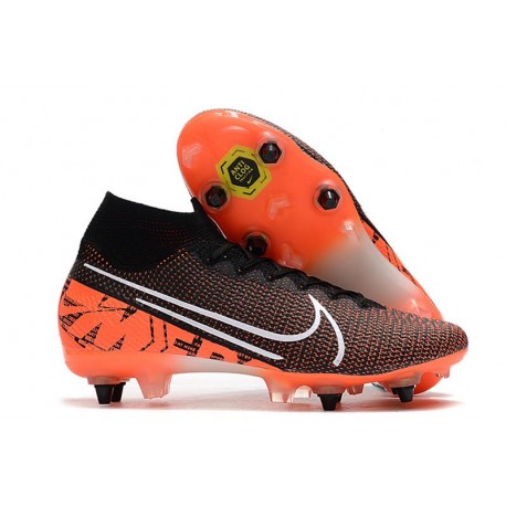 Nike Mercurial Superfly VII Elite SG-PRO AC Czarny Biały Czerwony