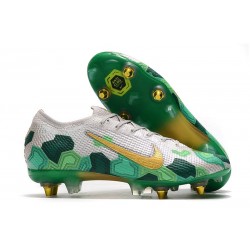 Nike Mercurial Vapor 13 Elite SG-PRO Anti-Clog Mbappe Wilczy Złoto Zielony