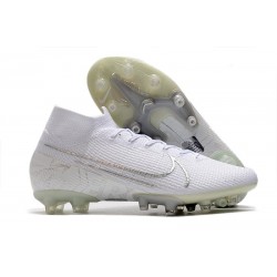 Buty piłkarskie Nike Mercurial Superfly VII Elite AG-PRO Biały Chrom