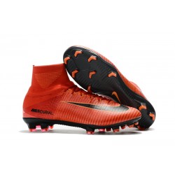 Nike Mercurial Superfly 5 FG Korki Pilkarskie - Czerwony Czarny