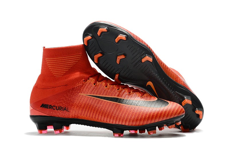 Nike Mercurial Superfly 5 FG Korki Pilkarskie - Czerwony Czarny