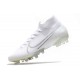 Buty piłkarskie Nike Mercurial Superfly VII Elite AG-PRO Biały Chrom