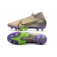 Nike Mercurial Superfly VII Elite AG-PRO Kremowy Czarny Fioletowy