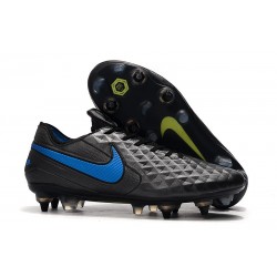 Buty piłkarskie Nike Tiempo Legend 8 Elite SG Pro AC Czarny Niebieski