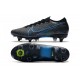 Nike Mercurial Vapor 13 Elite SG-PRO Anti-Clog Czarny Niebieski