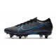 Nike Mercurial Vapor 13 Elite SG-PRO Anti-Clog Czarny Niebieski