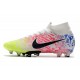 Nike Mercurial Superfly VII Elite AG-PRO Neymar Biały Czarny Niebieski Żółty