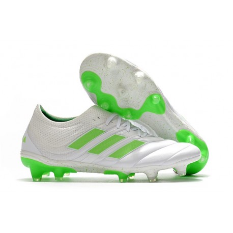 adidas Copa 19.1 FG Buty Piłkarskie Biały Ostra Limonka