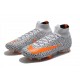 Nike Mercurial Superfly 7 CR7 Elite DF FG -Biały Pomarańczowy Czarny