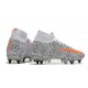 Nike Mercurial Superfly 7 Elite DF SG PRO CR7 Biały Pomarańczowy Czarny