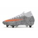 Nike Mercurial Superfly 7 Elite DF SG PRO CR7 Biały Pomarańczowy Czarny