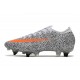 Nike Mercurial Vapor XIII Elite SG AC CR7 Biały Pomarańczowy Czarny