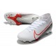 Buty Nike Mercurial Superfly 7 Elite DF FG -Biały Czerwony Czarny