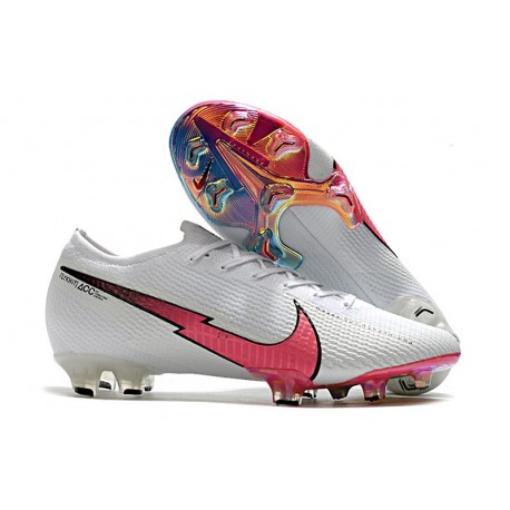 Buty Piłkarskie Nike Mercurial Vapor 13 Elite FG Biały Czerwony