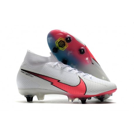 Nike Mercurial Superfly 7 Elite DF SG PRO Biały Czerwony Niebieski