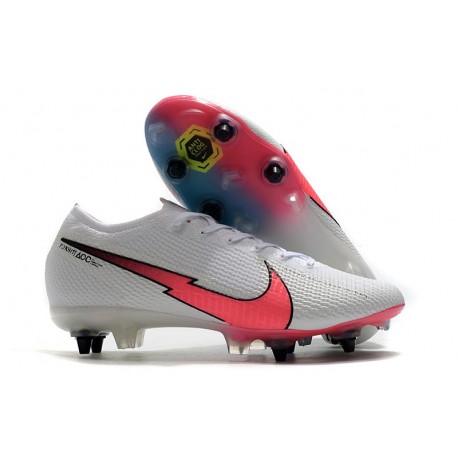 Nike Mercurial Vapor XIII Elite SG AC Biały Czerwony Niebieski