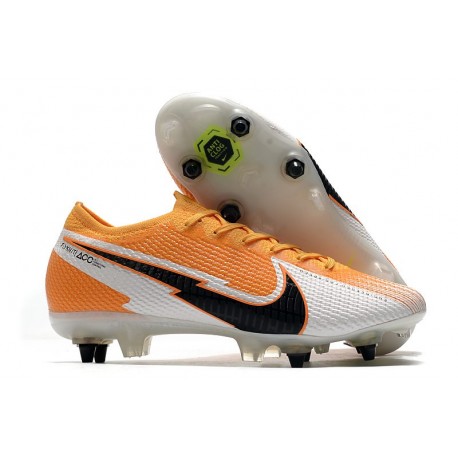 Nike Mercurial Vapor XIII Elite SG AC Pomarańczowy Czarny Biały