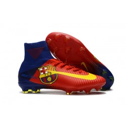 Nike Buty Pilkarskie Mercurial Superfly V DF FG - Barcelona Czerwony