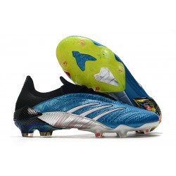 Buty Piłkarskie adidas Predator Archive FG -Niebieski Biały Czerwony