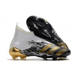 Adidas Buty Predator Mutator 20+ FG - Biały Czarny Złoto