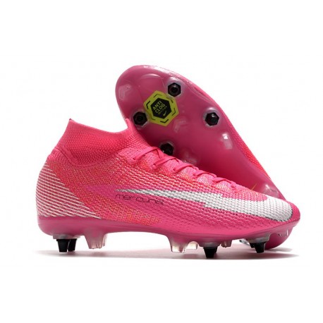 Nike Mercurial Superfly 7 Elite DF SG PRO x Mbappé Różowy Biały Czarny