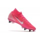 Nike Mercurial Superfly 7 Elite DF SG PRO x Mbappé Różowy Biały Czarny