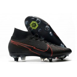 Nike Mercurial Superfly 7 Elite DF SG PRO Czarny Czerwony