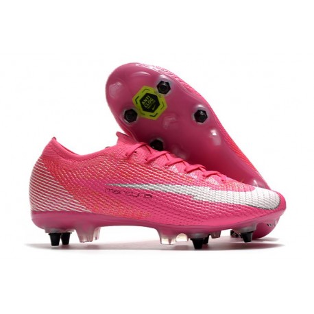 Nike Mercurial Vapor XIII Elite SG AC x Mbappé Różowy Biały Czarny